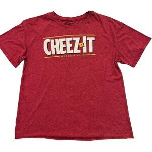 Kellogg's CHEEZ -IT Novelty Short Sleeve Red T-Shirt Unisex